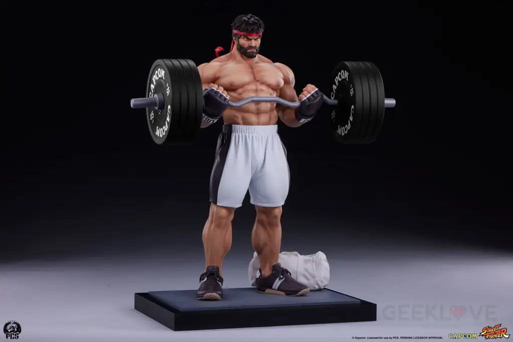 Street Fighter - Ryu Battle Edition: Powerlifting 1:4 Premier Series Statue Scale Figure