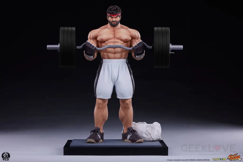 Street Fighter - Ryu Battle Edition: Powerlifting 1:4 Premier Series Statue Scale Figure