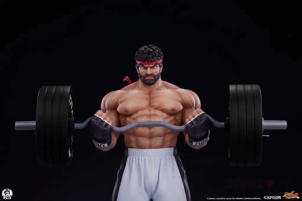 Street Fighter - Ryu Battle Edition: Powerlifting 1:4 Premier Series Statue Scale Figure