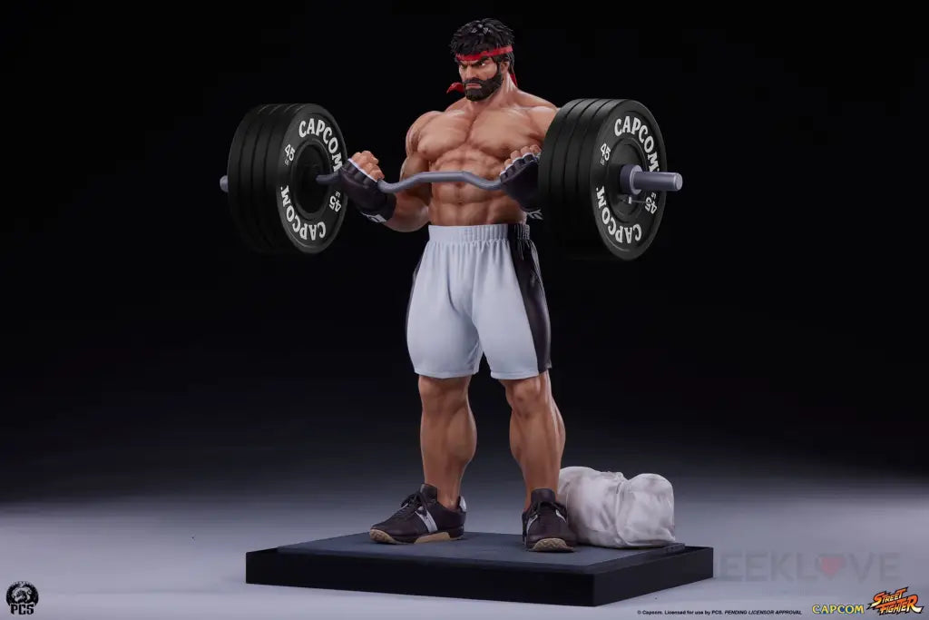 Street Fighter - Ryu Battle Edition: Powerlifting 1:4 Premier Series Statue Scale Figure