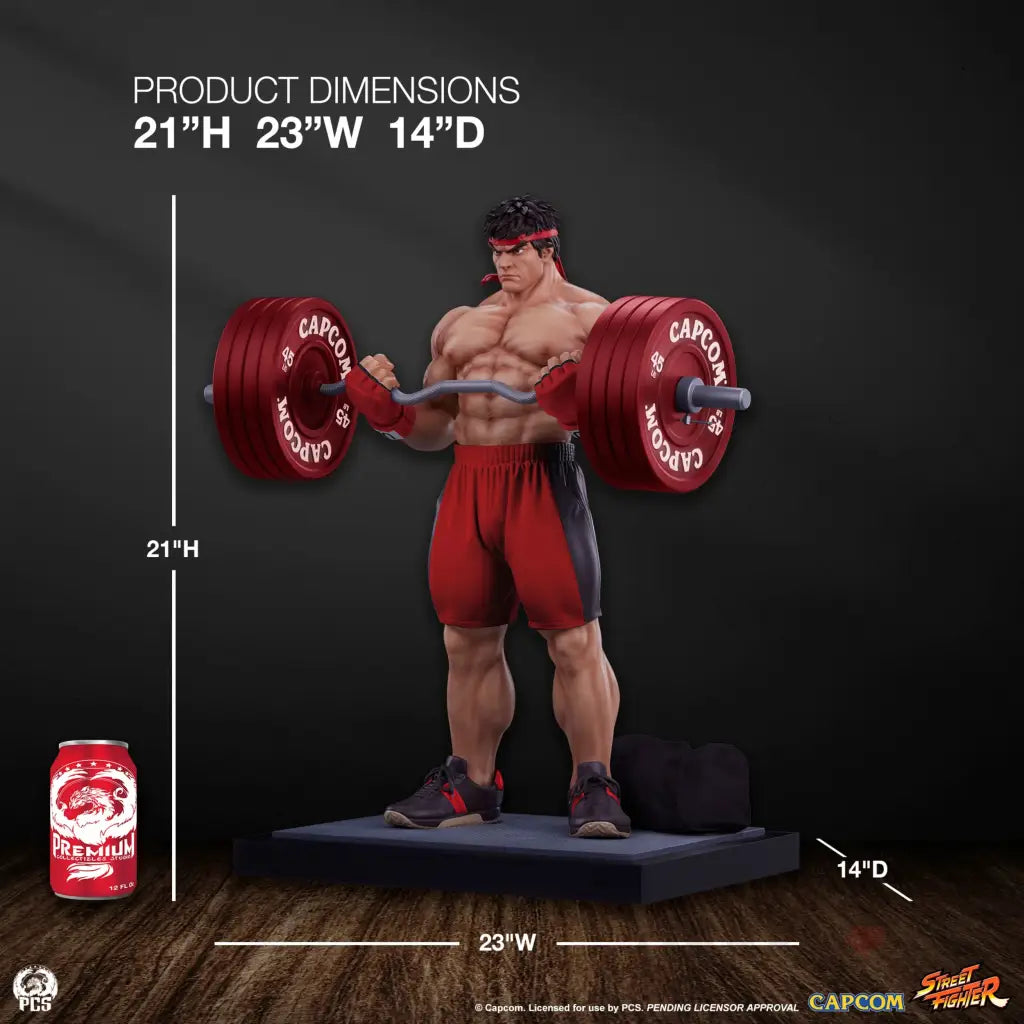 Street Fighter - Ryu: Powerlifting 1:4 Premier Series Statue Scale Figure