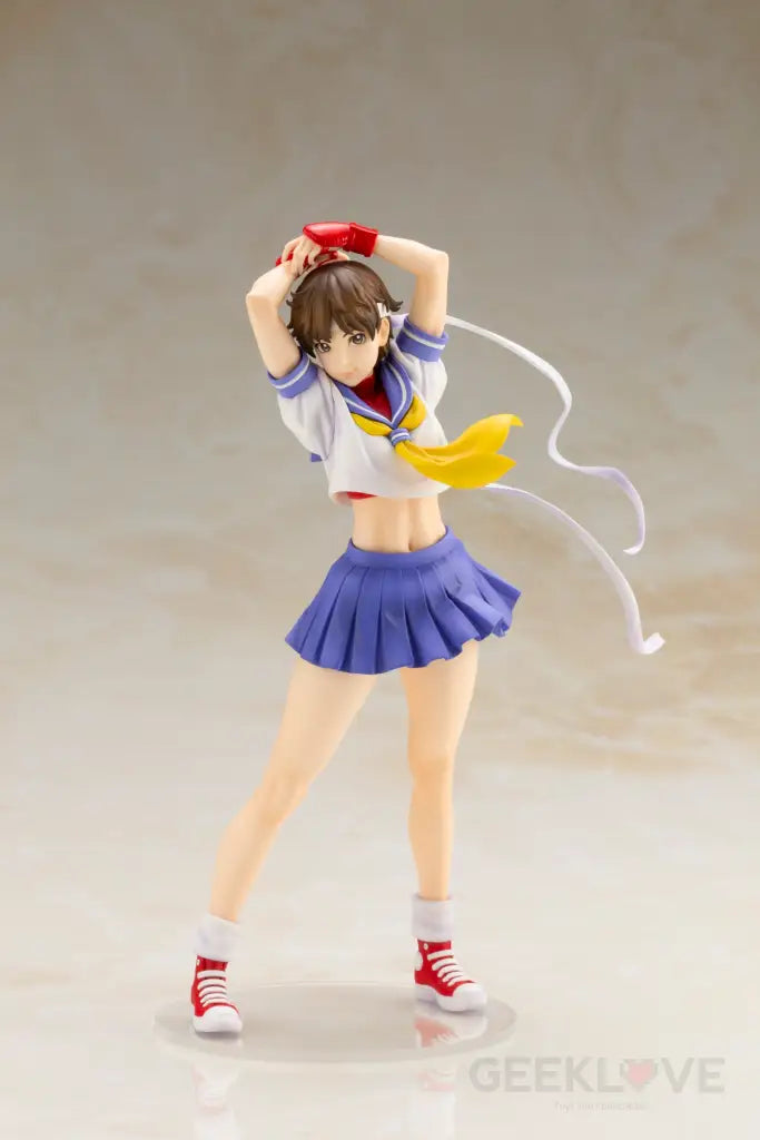 Street Fighter Sakura -Round 2- Bishoujo Statue - GeekLoveph