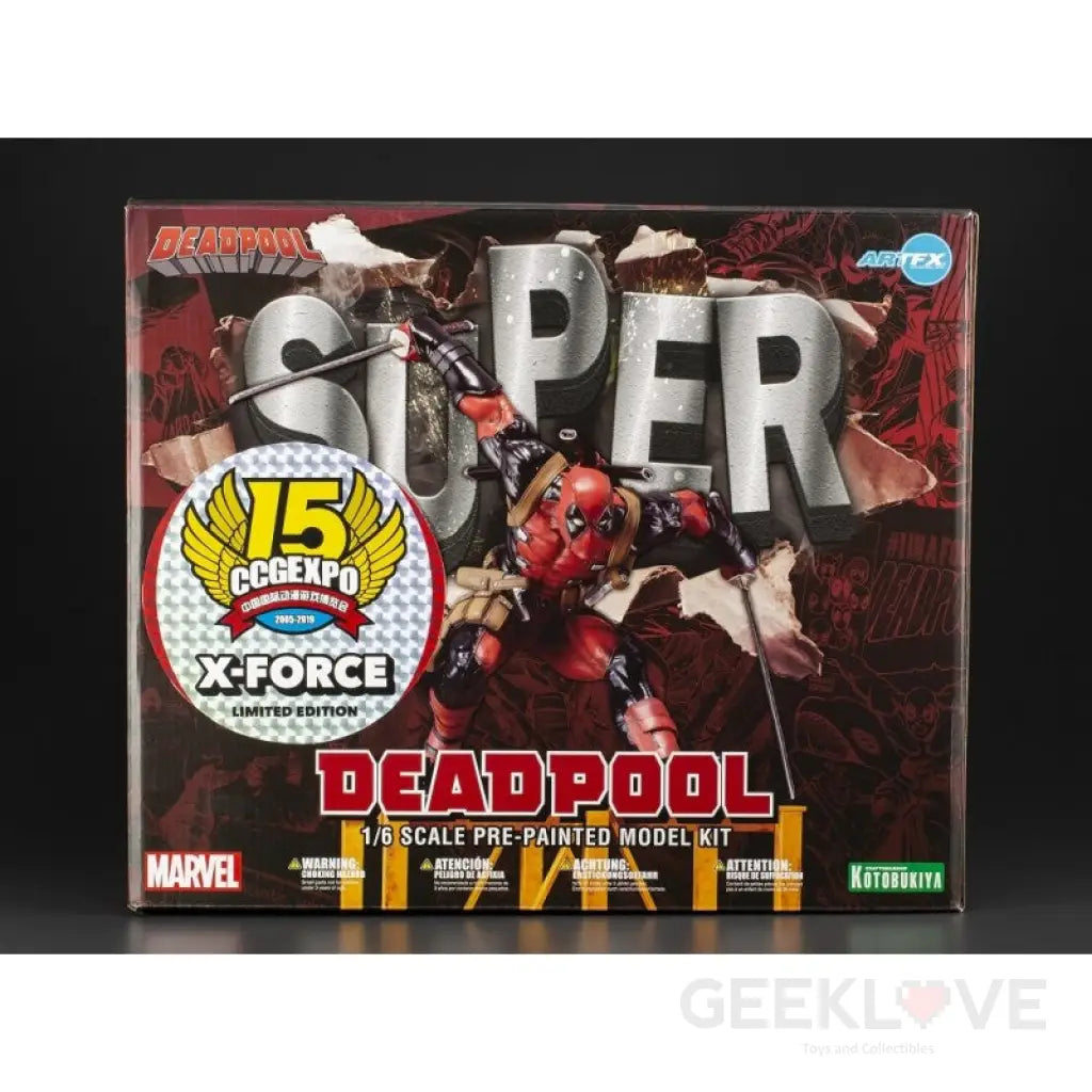 Super Deadpool X-Force Limited Edition ARTFX - GeekLoveph