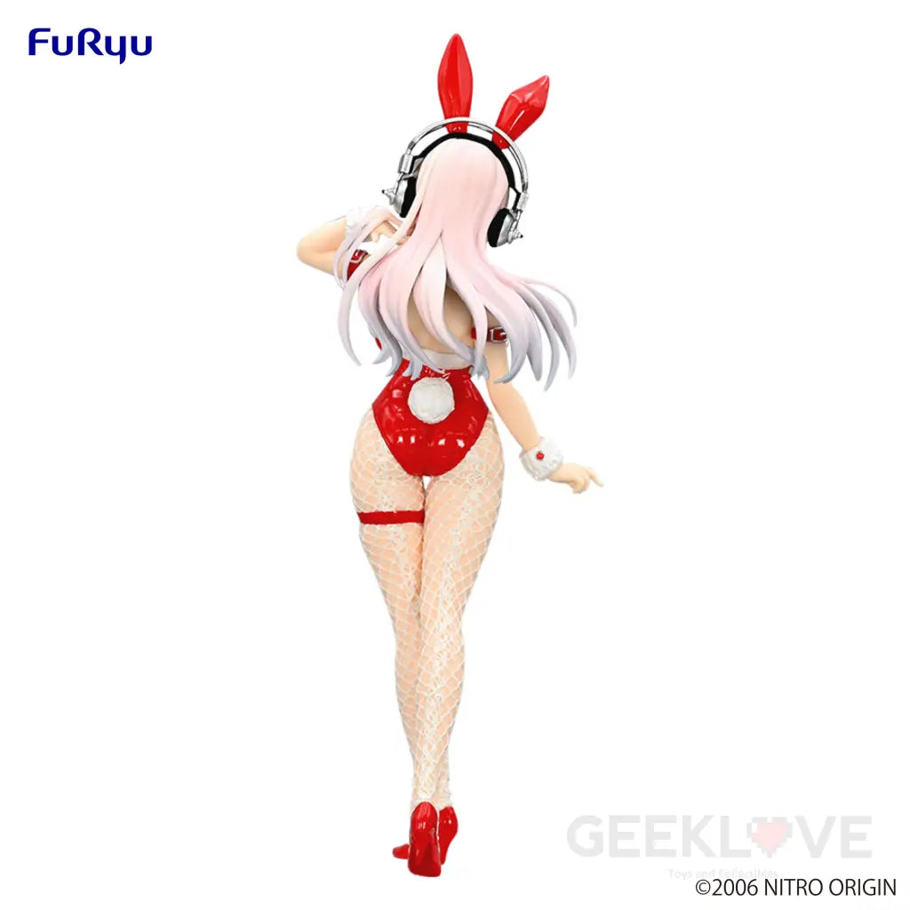 Super Sonico Bicute Bunnies Figure Red Color Ver. Prize