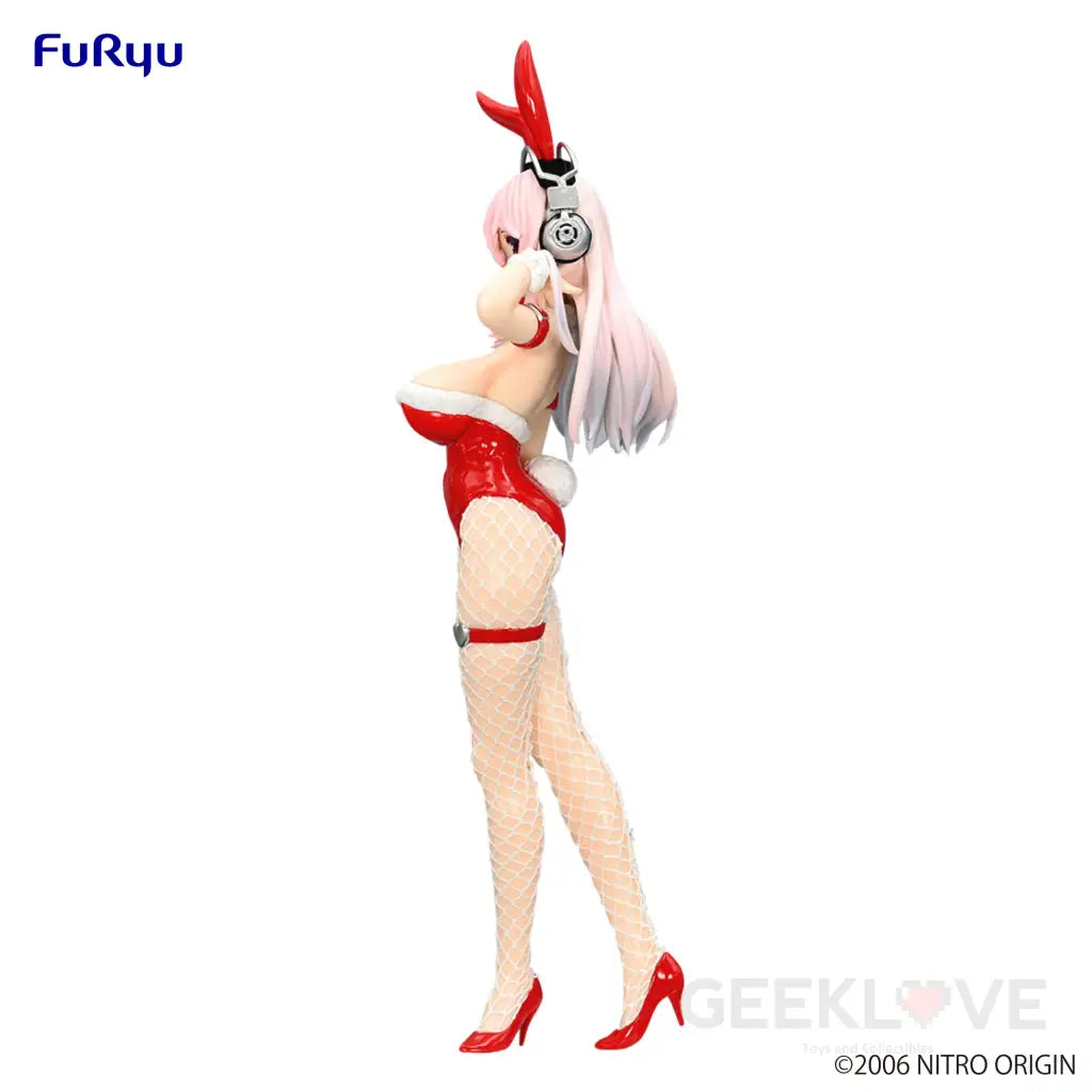 Super Sonico Bicute Bunnies Figure Red Color Ver. Prize