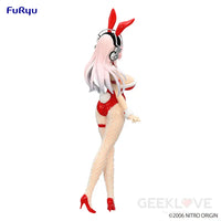 Super Sonico Bicute Bunnies Figure Red Color Ver. Prize