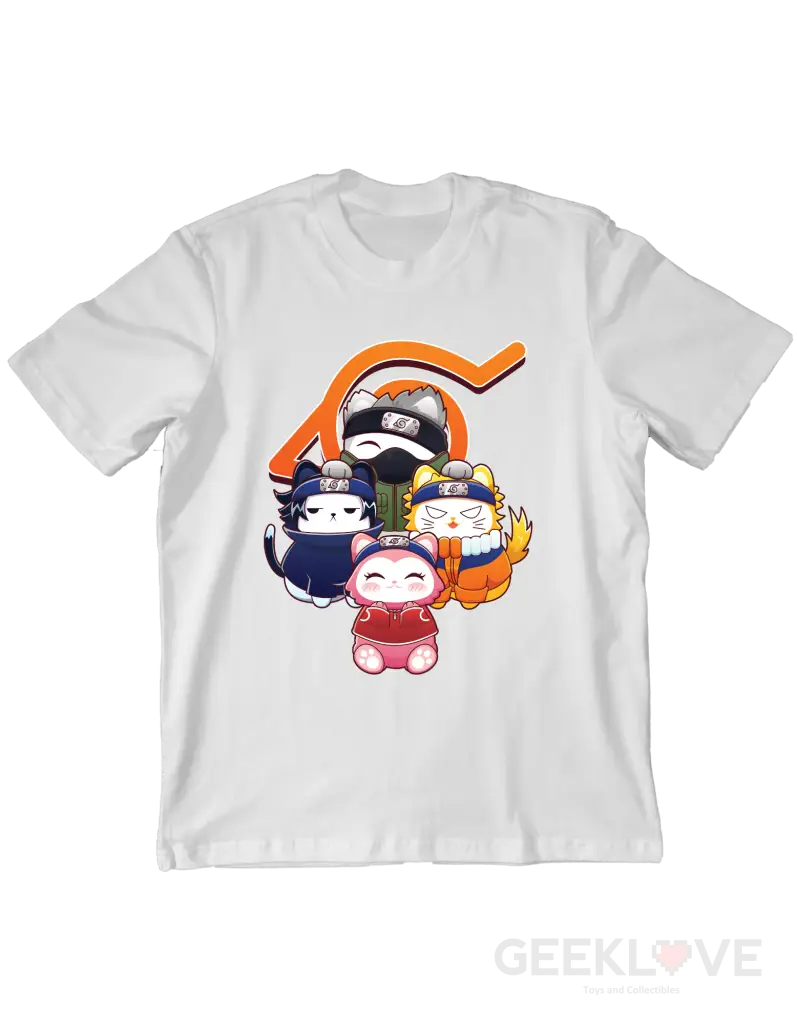 Team 7 Misfit Kitty Krew Premium Graphic Tee Xs / White Apparel