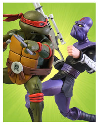 Teenage Mutant Ninja Turtles – Cartoon Raphael vs Foot Solider 2 Pack - GeekLoveph