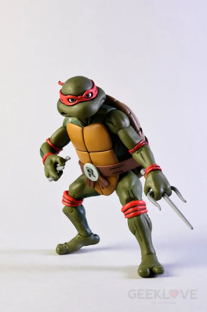 Teenage Mutant Ninja Turtles – Cartoon Raphael vs Foot Solider 2 Pack - GeekLoveph