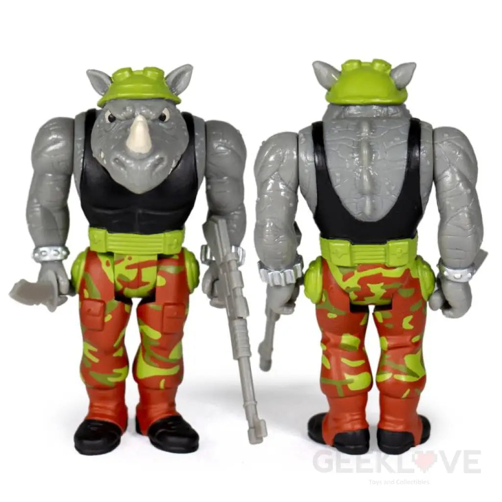 Teenage Mutant Ninja Turtles ReAction Figures Wave 1 Rocksteady - GeekLoveph