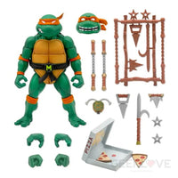 Teenage Mutant Ninja Turtles Ultimates Michelangelo 7-Inch Action Figure - GeekLoveph