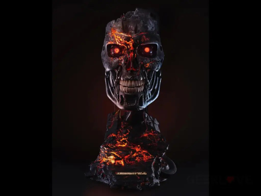 Terminator 2 T-800 Battle Damaged Limited Edition Art Mask - GeekLoveph