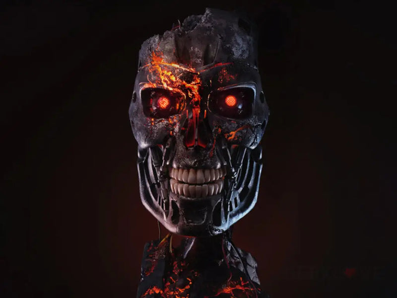 Terminator 2 T-800 Battle Damaged Limited Edition Art Mask
