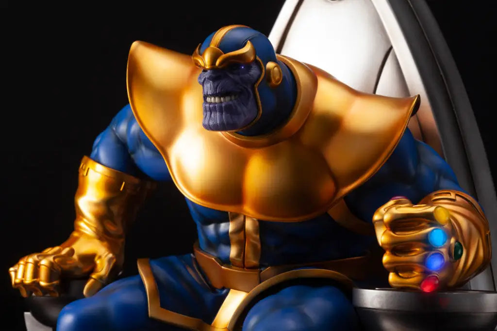Thanos On Space Throne Fine Art Statue - GeekLoveph