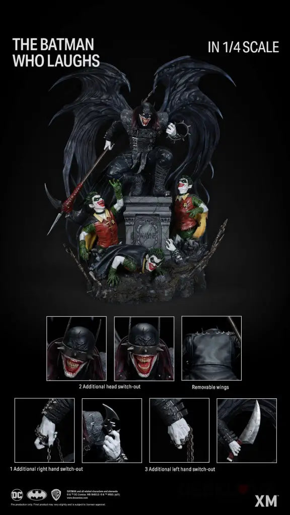 The Batman Who Laughs 1/4 Scale Statue - GeekLoveph