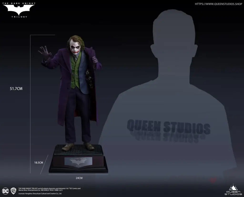 Statue The Joker – The Dark Knight – Premium Format™ – Sideshow – Heath Ledger – 1/4 – NEUVE