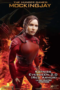 The Hunger Games: Mockingjay Katniss Everdeen (Red Armor) 1/6 Scale - GeekLoveph