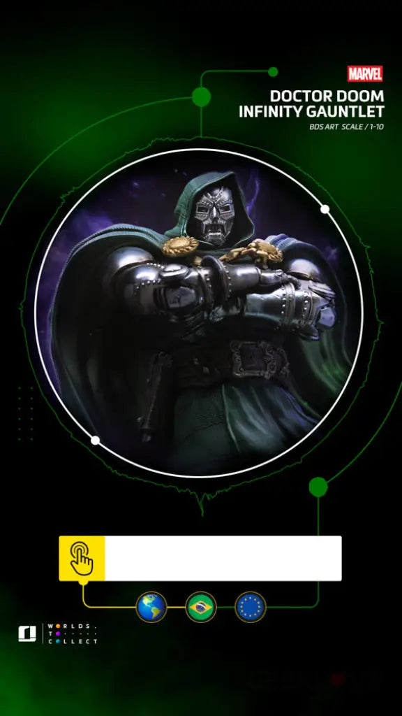 The Infinity Gauntlet BDS Doctor Doom 1/10 Art Scale Statue Scale Figure