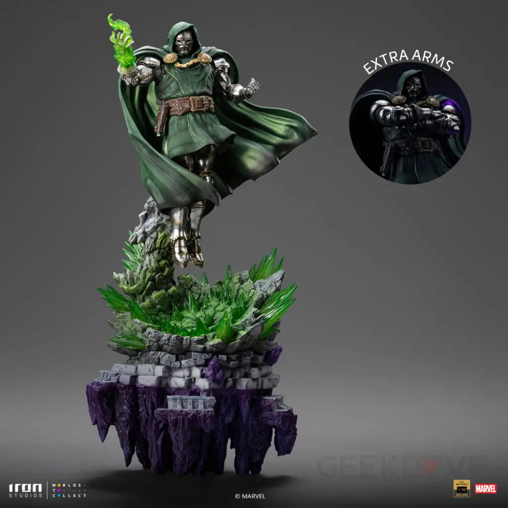 The Infinity Gauntlet BDS Doctor Doom Deluxe 1/10 Art Scale Statue Scale Figure