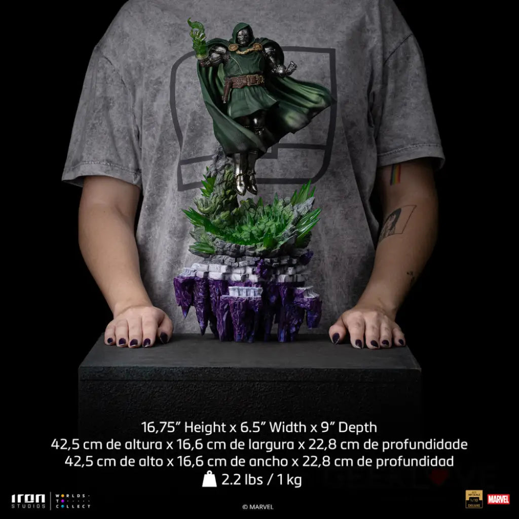 The Infinity Gauntlet BDS Doctor Doom Deluxe 1/10 Art Scale Statue Scale Figure