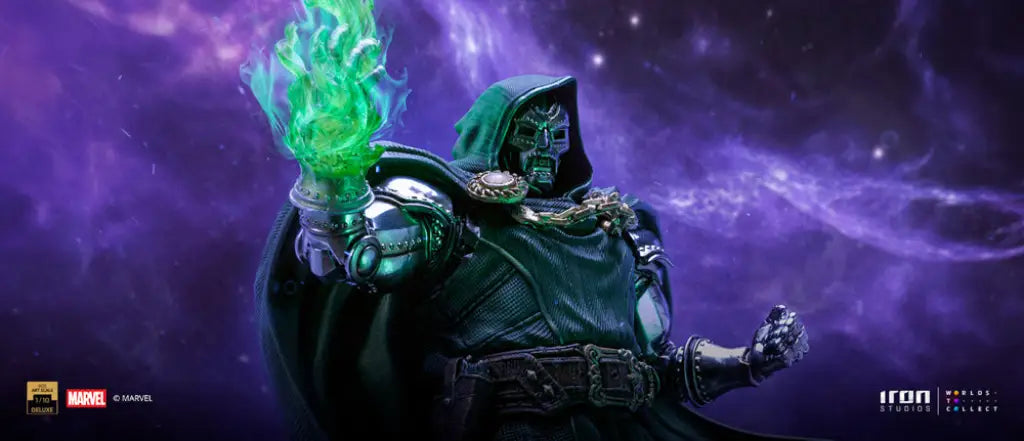 The Infinity Gauntlet BDS Doctor Doom Deluxe 1/10 Art Scale Statue Scale Figure