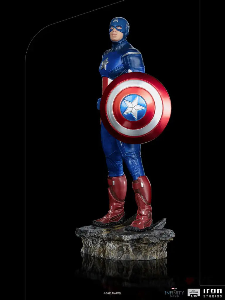 The Infinity Saga BDS (Battle of New York) Captain America Art Scale 1/10 Statue - GeekLoveph