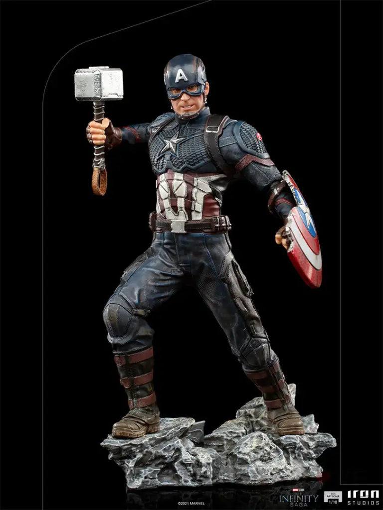 The Infinity Saga - Captain America Ultimate BDS Art Scale 1/10 Statue - GeekLoveph