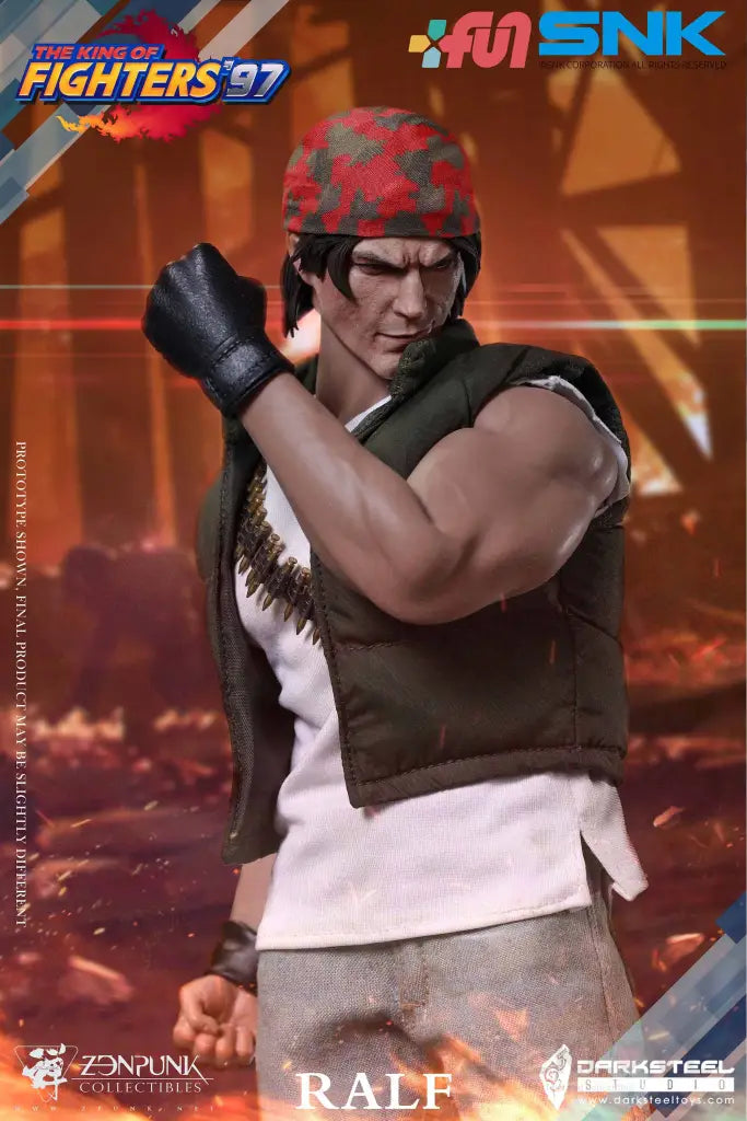 The King of Fighters 97 Ralf Jones 1/6 Scale Figure - GeekLoveph