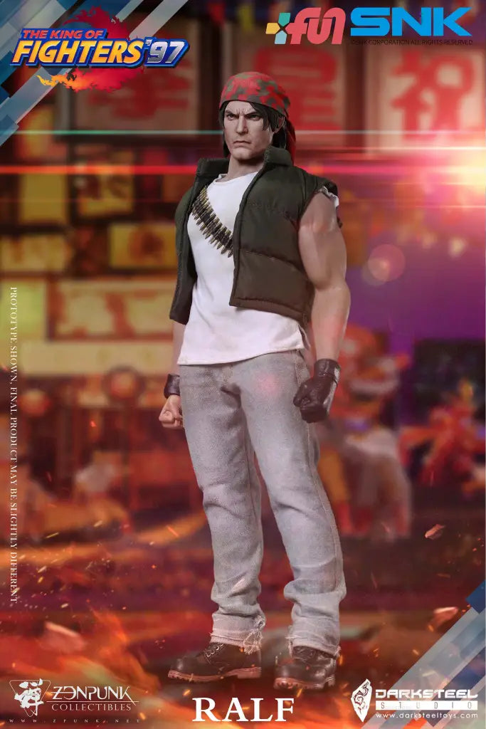 The King of Fighters 97 Ralf Jones 1/6 Scale Figure - GeekLoveph