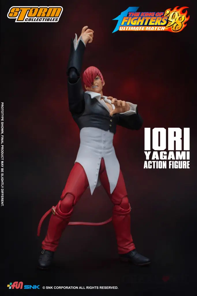 The King of Fighters '98 Iori Yagami 1/12 Scale Figure - GeekLoveph