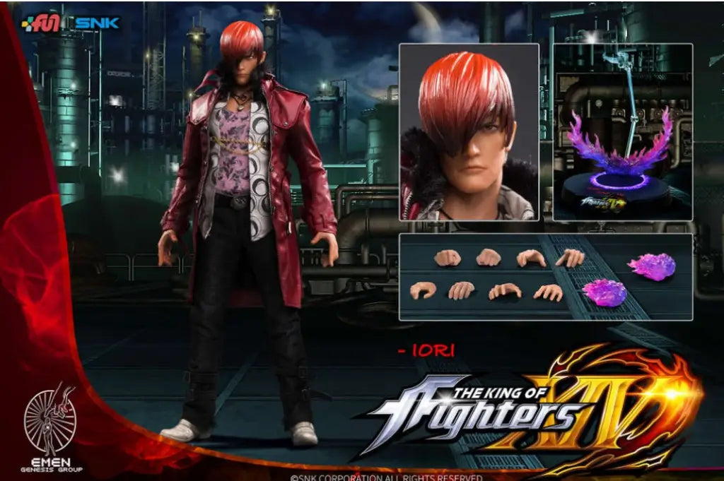 The King of Fighters XIV Iori Yagami 1/6 Scale Figure - GeekLoveph