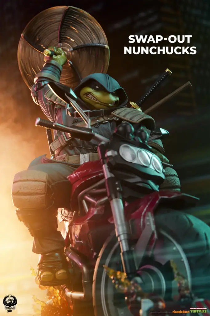 The Last Ronin On Bike 1/4 Scale Scale Figure