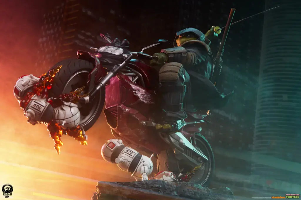 The Last Ronin On Bike 1/4 Scale Scale Figure