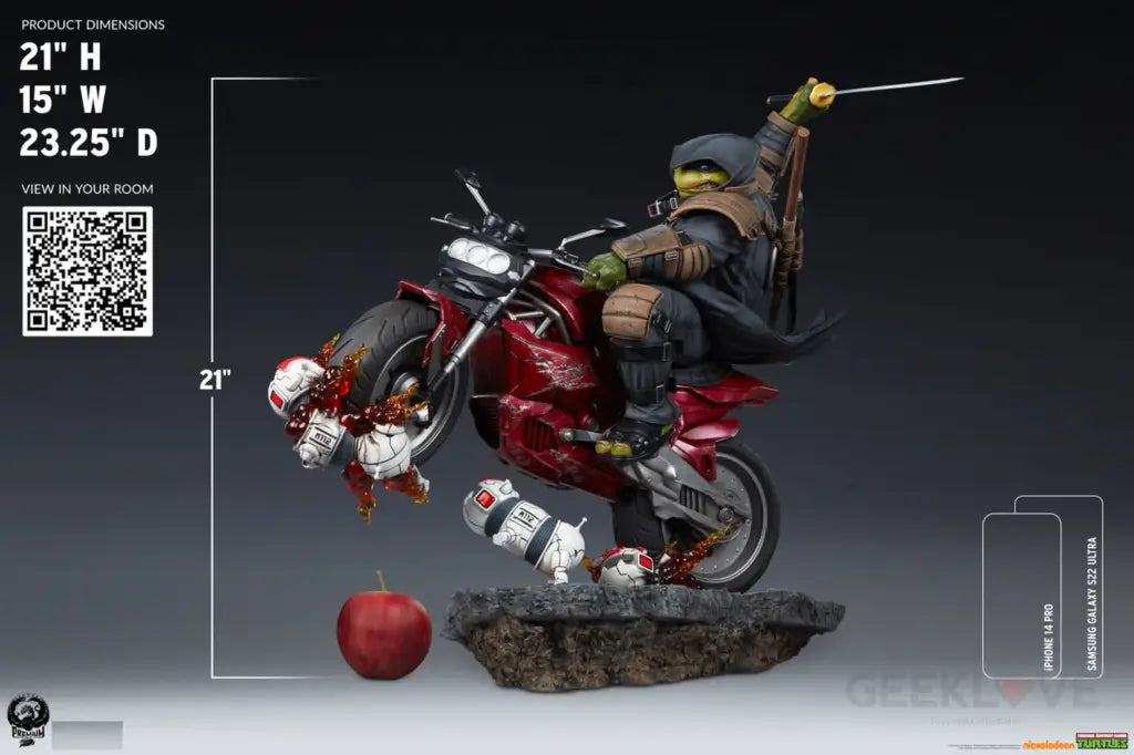 The Last Ronin On Bike 1/4 Scale Scale Figure