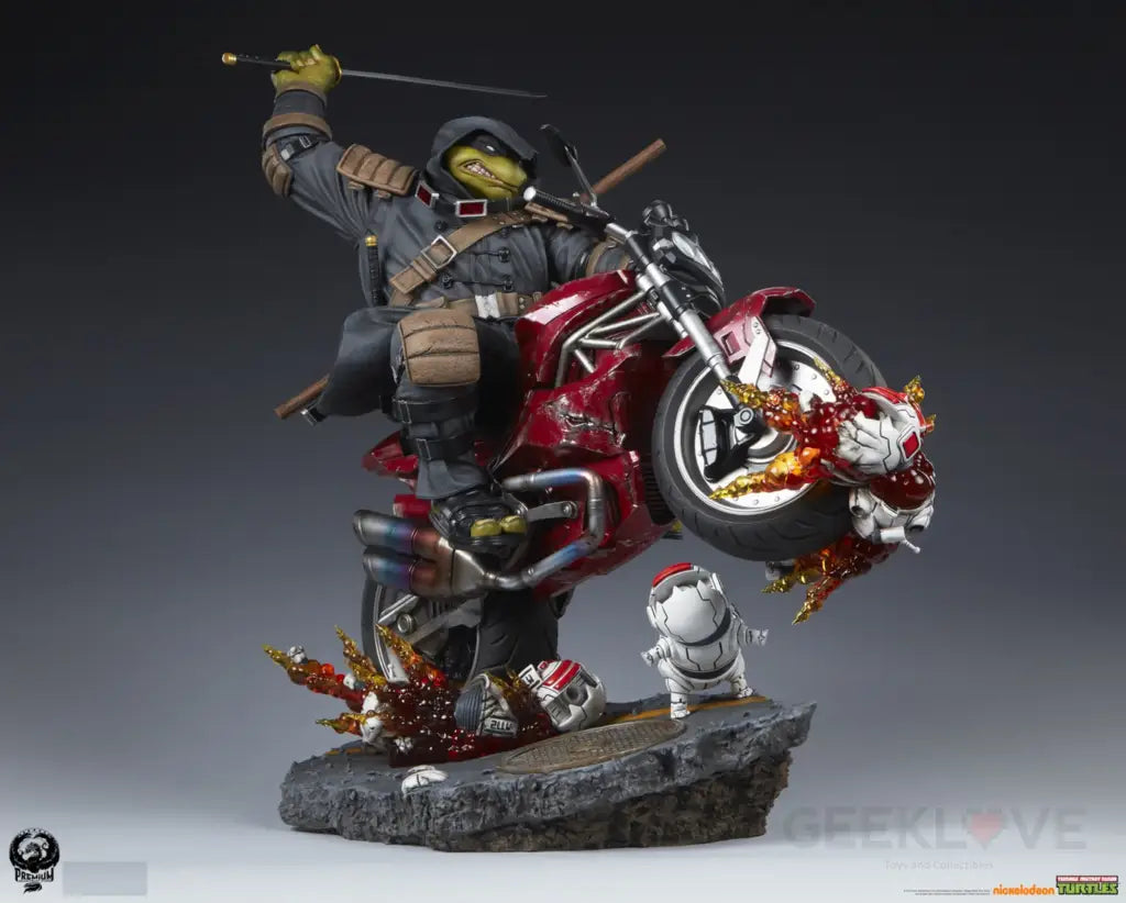 The Last Ronin On Bike 1/4 Scale Scale Figure