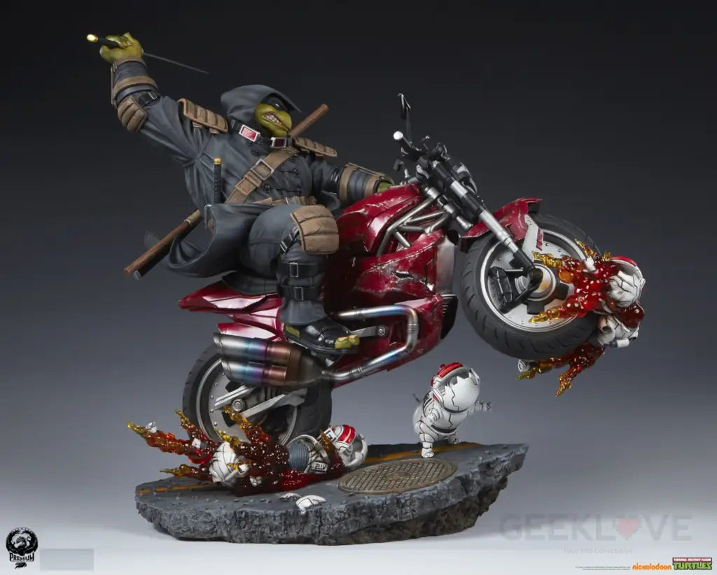 The Last Ronin On Bike 1/4 Scale Scale Figure