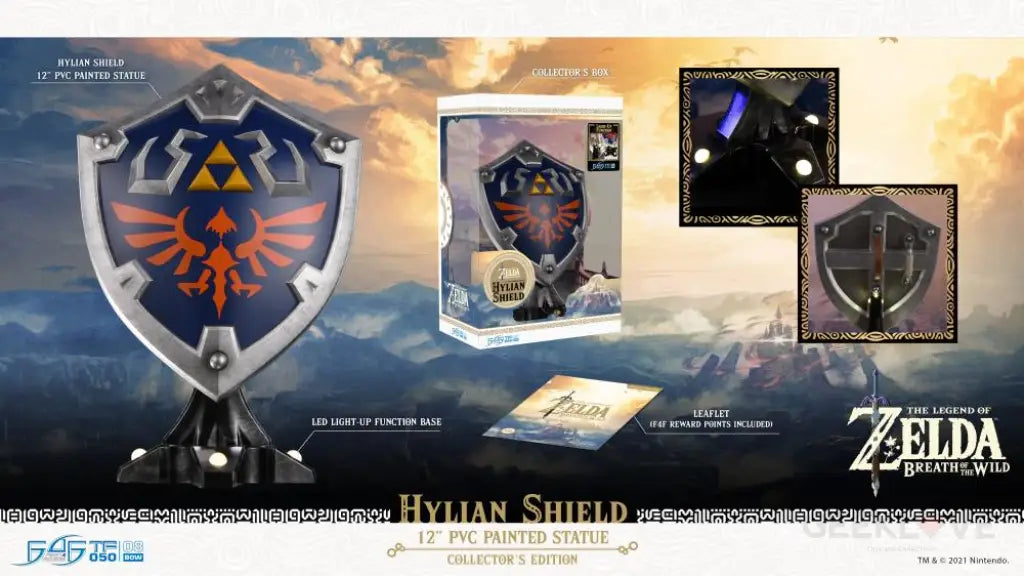 The Legend of Zelda: Breath of the Wild Hylian Shield Collector's Edition - GeekLoveph