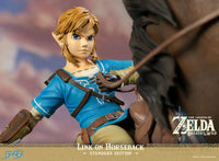 The Legend Of Zelda: Breath The Wild Link On Horseback Statue Standard Ed Preorder