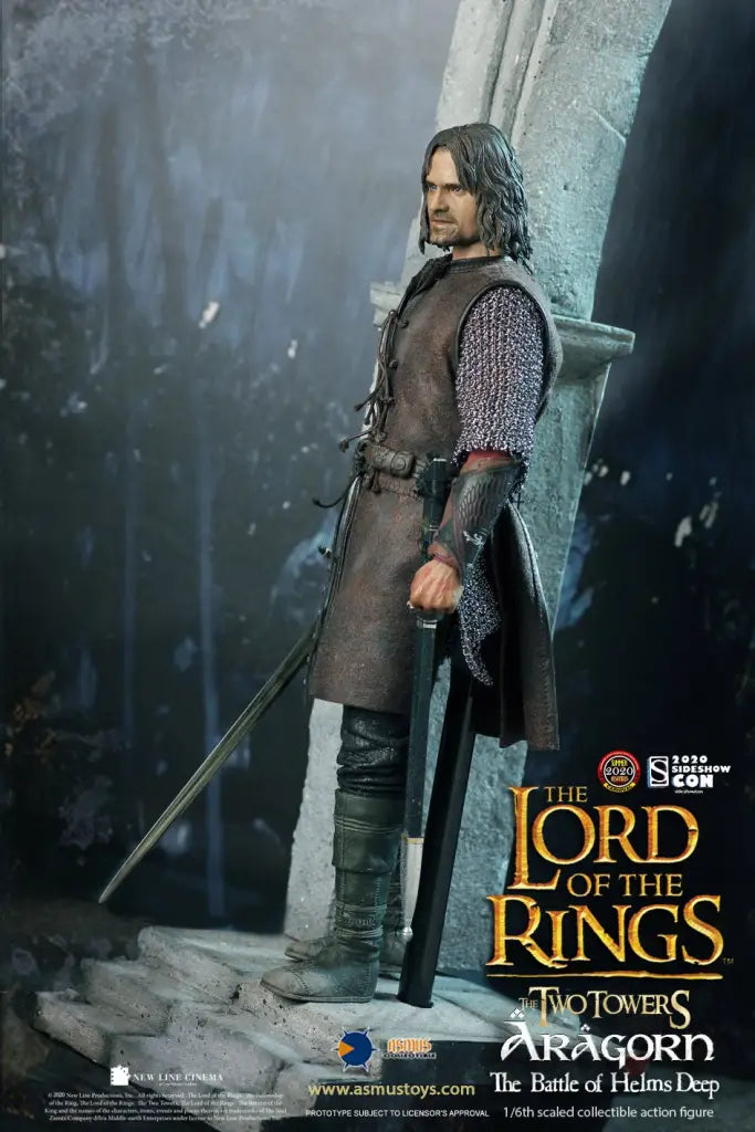 The Lord of the Rings Aragorn at Helm's Deep 1/6 Scale Figure - GeekLoveph