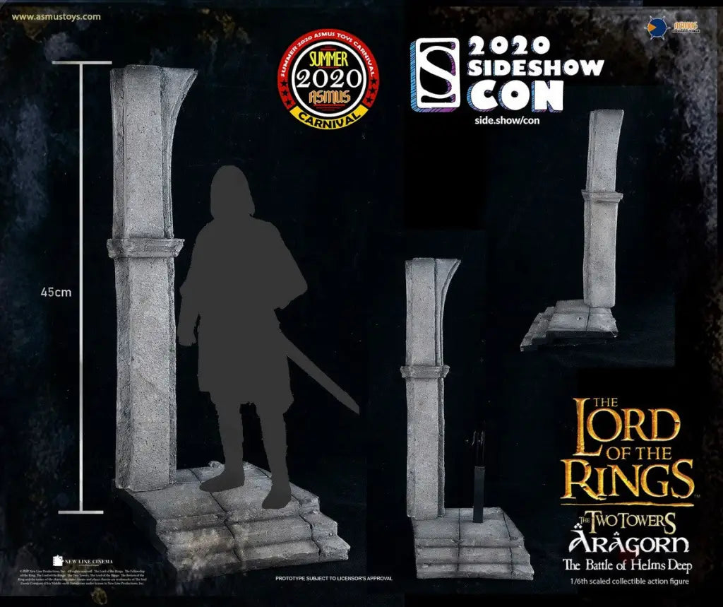 The Lord of the Rings Aragorn at Helm's Deep 1/6 Scale Figure - GeekLoveph