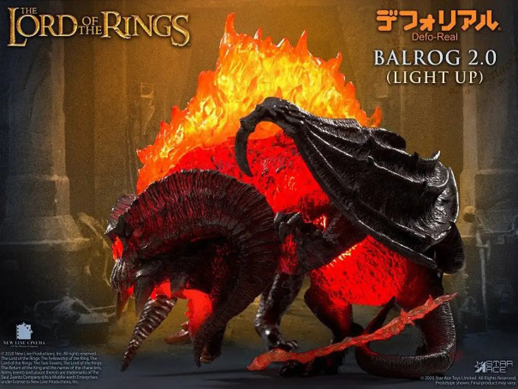 The Lord of the Rings Deform Real Balrog (Light-Up) – GEEKLOVEPH TOY STORE