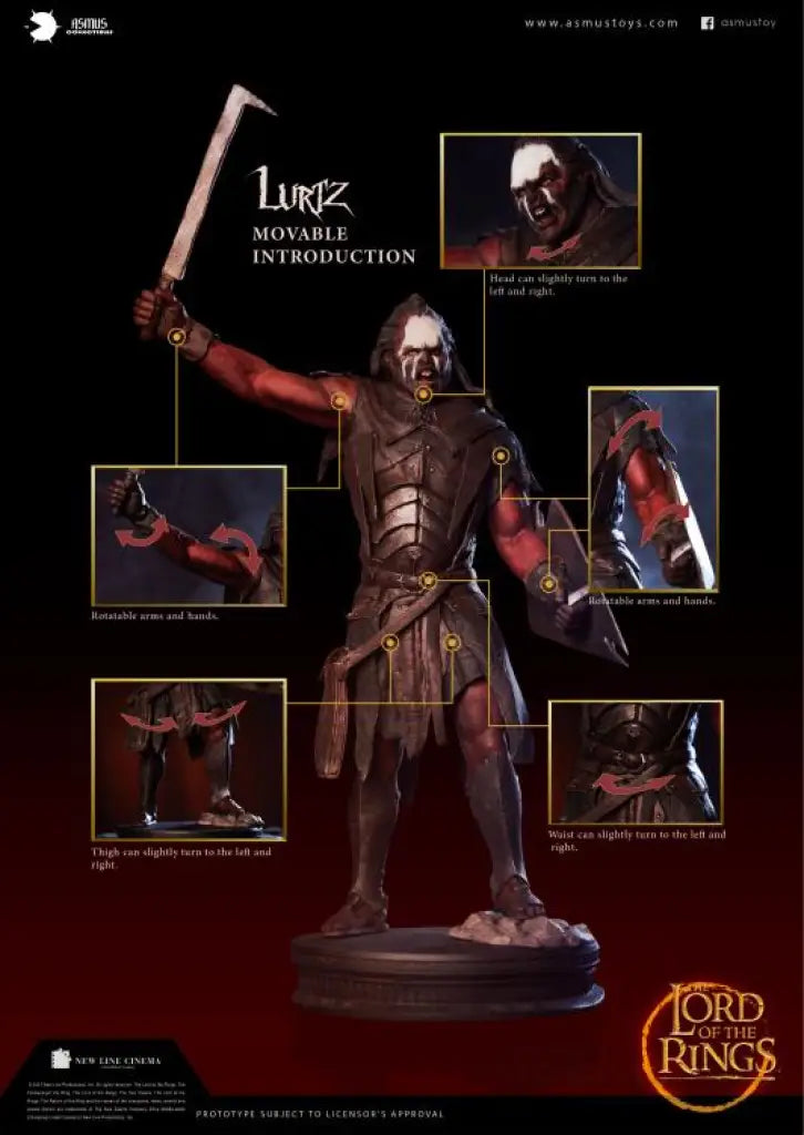 The Lord Of The Rings Lurtz Figure Preorder