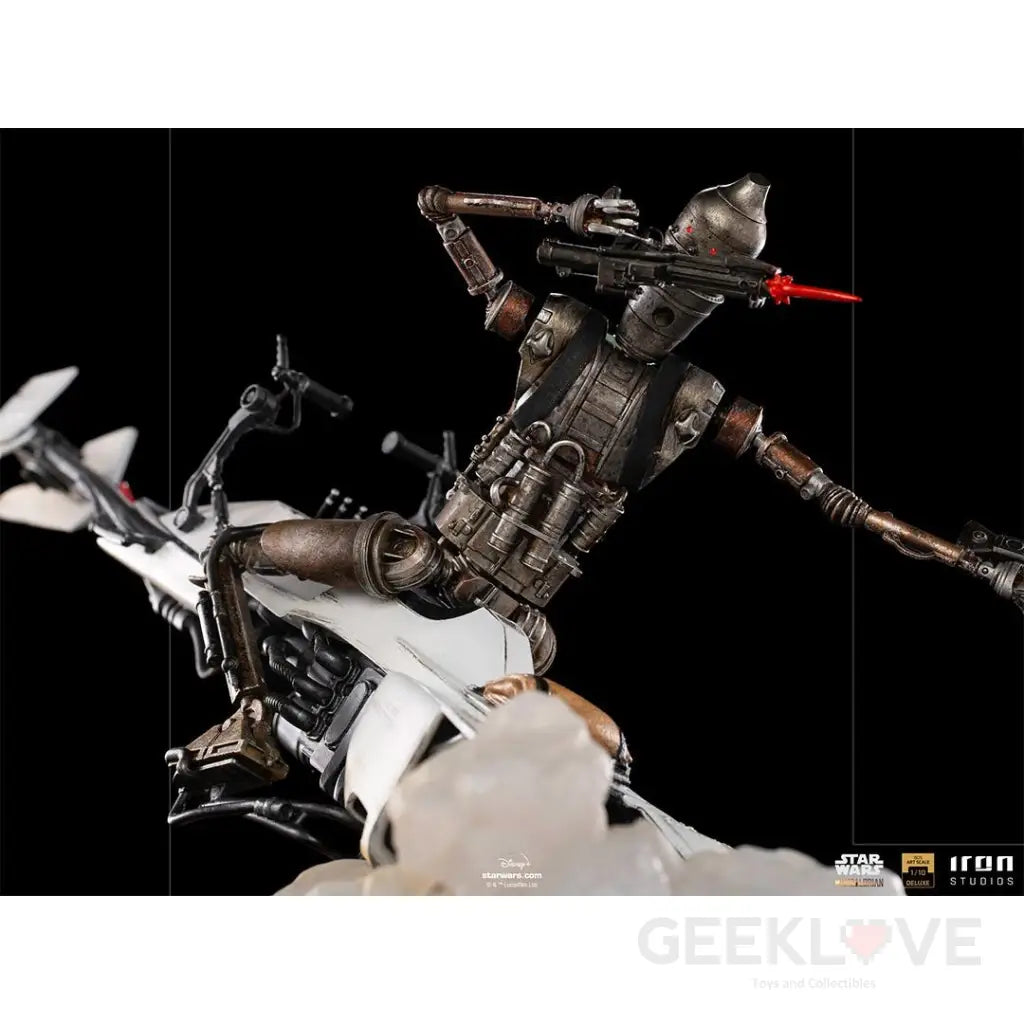 The Mandalorian BDS G-11 and The Child Deluxe 1/10 Art Scale Statue - GeekLoveph