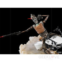 The Mandalorian BDS G-11 and The Child Deluxe 1/10 Art Scale Statue - GeekLoveph
