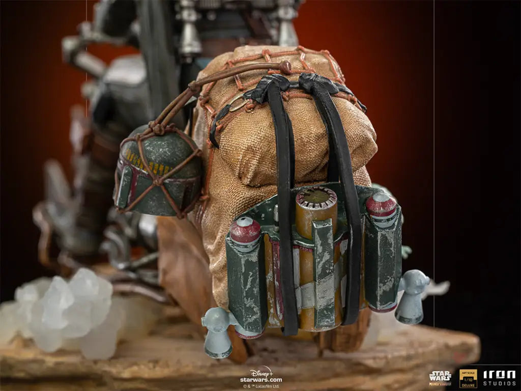 The Mandalorian Bds On Speederbike Deluxe 1/10 Art Scale Statue Preorder