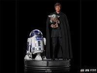 The Mandalorian Legacy Replica Luke Skywalker R2-D2 And Grogu 1/4 Scale Statue Preorder