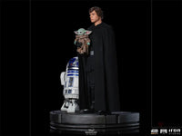 The Mandalorian Legacy Replica Luke Skywalker R2-D2 And Grogu 1/4 Scale Statue Preorder