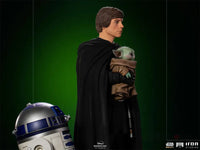 The Mandalorian Legacy Replica Luke Skywalker R2-D2 And Grogu 1/4 Scale Statue Preorder