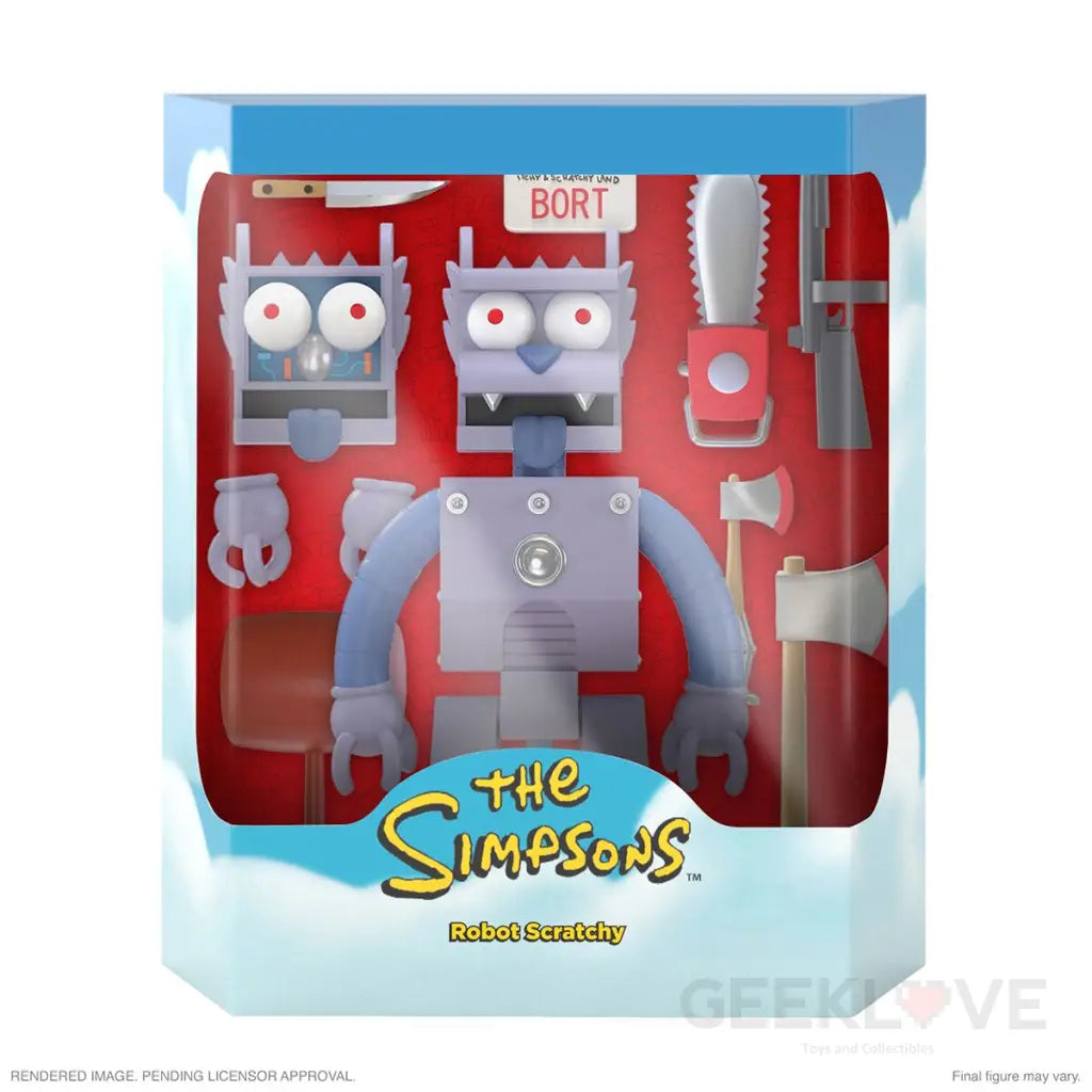 The Simpsons Ultimates Robot Scratchy - GeekLoveph