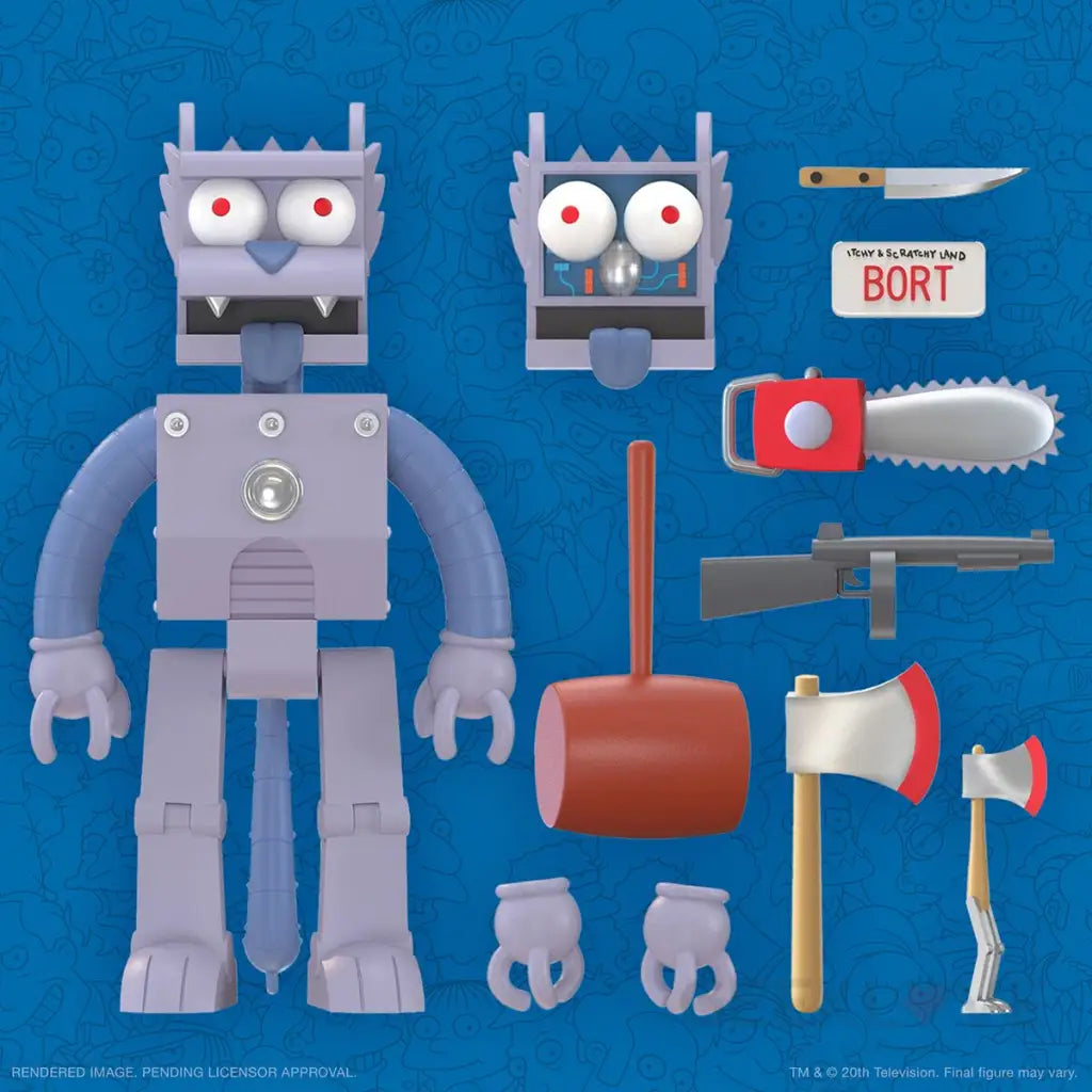 The Simpsons Ultimates Robot Scratchy - GeekLoveph